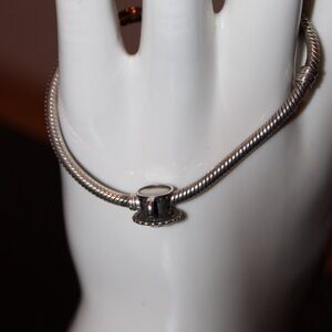 Pandora charm teacup, silver